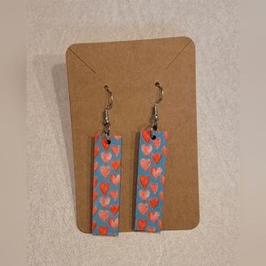 Heart Patterned Earrings